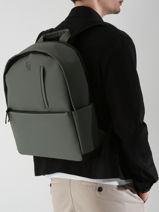 Sac  Dos Business Impulsion 2 Compartiments + Pc 15" Etrier Beige impulsion EIMP8282-vue-porte