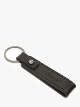 Leather Flandres Keychain Etrier Black flandres EFLA7850-vue-porte