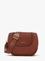 Sac Bandouli�re M Lasso Cuir Etrier Marron lasso ELAS152M