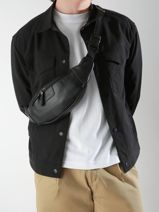 Leather Flandres Belt Bag Etrier Black flandres EFLA735M-vue-porte