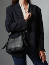 Crossbody Bag M Foudre Leather Etrier Black foudre EFOD089M-vue-porte