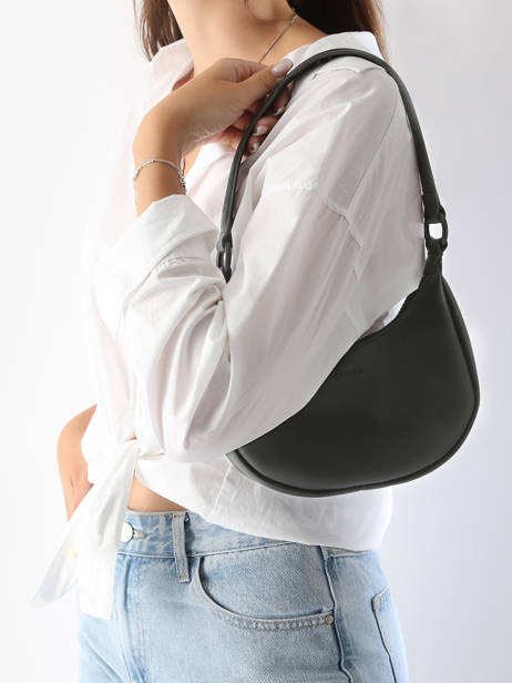 Shoulder Bag Oxer Leather Etrier Black oxer EOXE017V other view 1