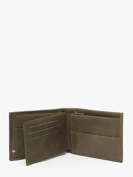 Leather Wallet Oil Etrier Green oil EOIL438 other view 2