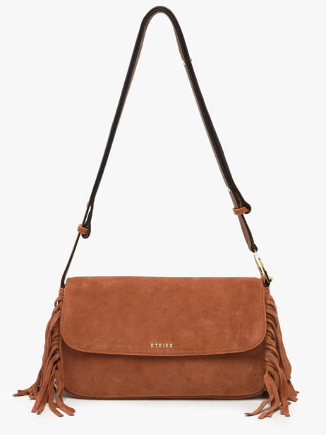 Shoulder Bag Country Leather Etrier Brown country ECOU145M