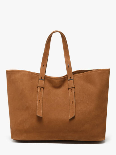 Shopping Bag Cavalier Nubuck Leather Etrier Brown cavalier nubuck ECAN127M other view 4