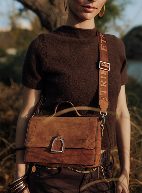 Sac bandoulière M Altesse Suede